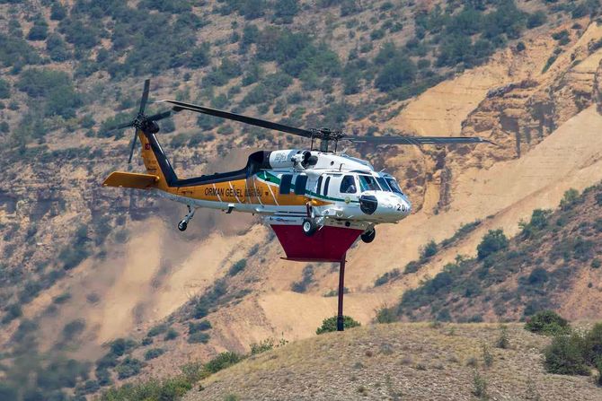 Severna Makedonija pozari helikopteri