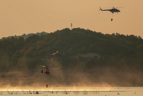 Severna Makedonija pozari helikopteri