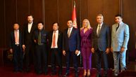 Deputy PM Vulin meets with PEAK Corporation Chairman Xu Jingnan in Belgrade