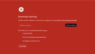 Chrome hoće da zna zašto želite da preuzmete potencijalno rizičan fajl