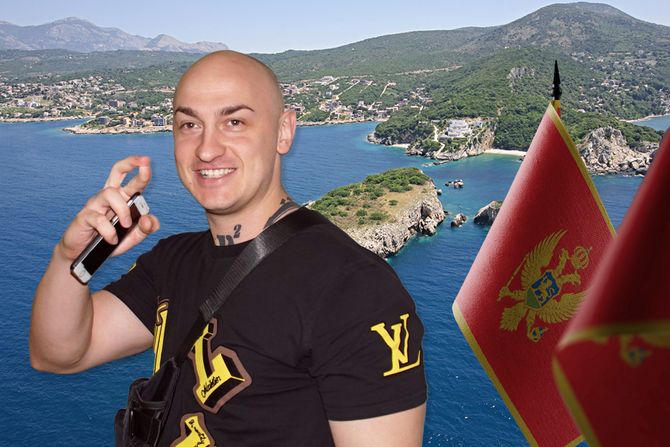 Dragomir Despić Desingerica, Crna Gora, zastava more Dragomir Despić Desingerica, Crna Gora, zastava more