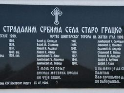 Staro Gracko, Lipljan, masakr Srba