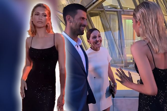 Novak Đoković Jelena Zendaja Zendaya 2