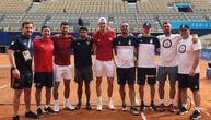 Novak imao specijalnog gosta na treningu u Parizu: Osmesi na njihovim licima govore više od hiljadu reči