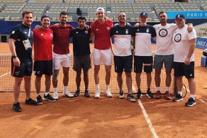 Novak Đoković i Nikolas Đari Novak Đoković i Nikolas Đari