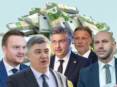 Zoran Milanović, Andrej Plenković, Gordan Jandroković, Marko Primorac, Damir Habijan