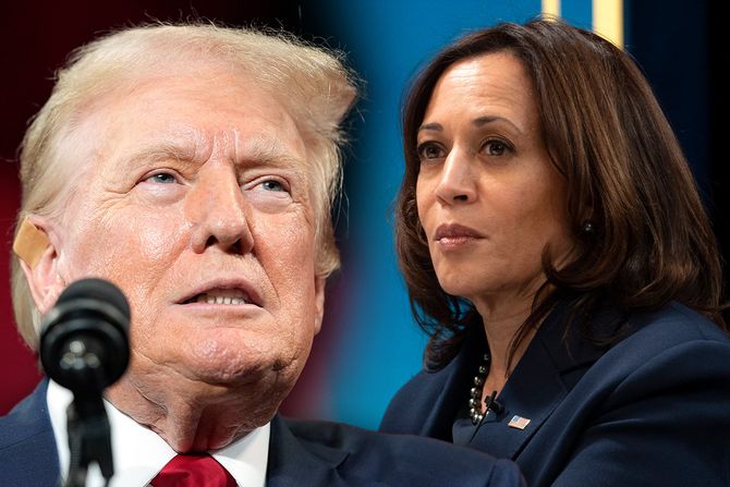 Donald Tramp i Kamala Haris Donald Tramp i Kamala Haris