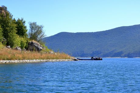 Jezero Prespa, Prespansko jezero, Grčka, Albanija, Severna Makedonija