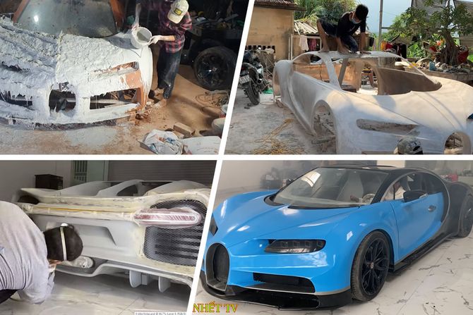 365 days to homemade a Bugatti supercar