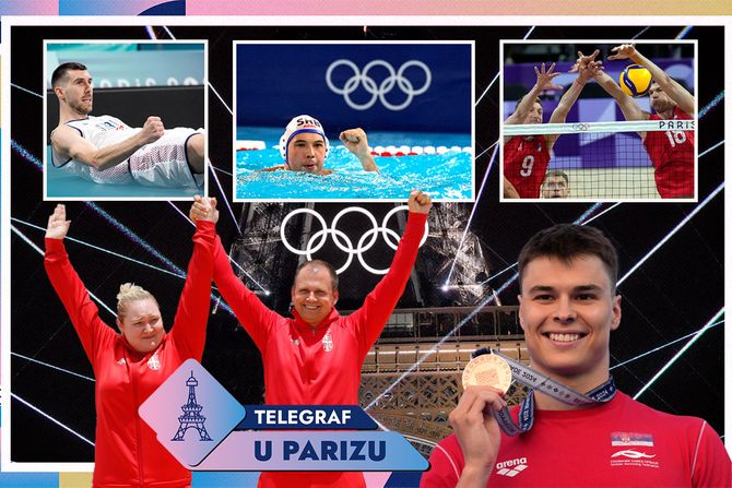 Pariz, OI, Olimpijske igre  Andrej Barna, Zorana Arunović Damir Mikec