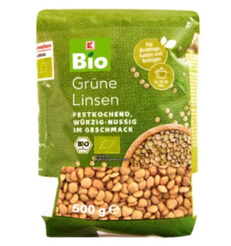 K-Bio Zeleno sočivo 500g