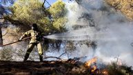 Evakuisana četiri naselja na ostrvu Evija zbog požara