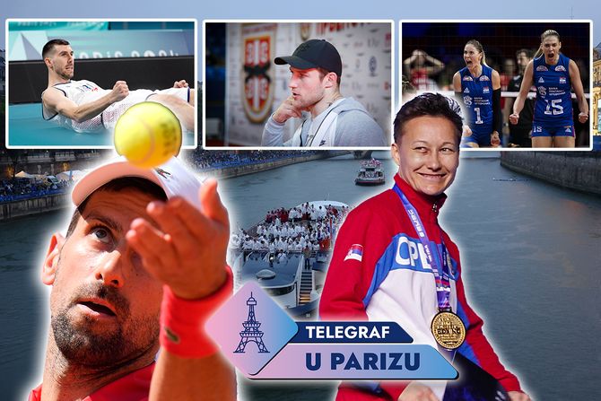 Pariz OI Olimpijada Telegraf u Parizu Novak Đoković košarkaši Nemanja Majdov Natalija Šadrina odbojkašice