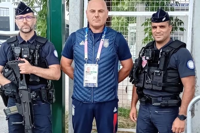 Miljan Angelov, pomoćnik komandanta Odreda Žandarmerije u Nišu, olimpijske igre Pariz 2024