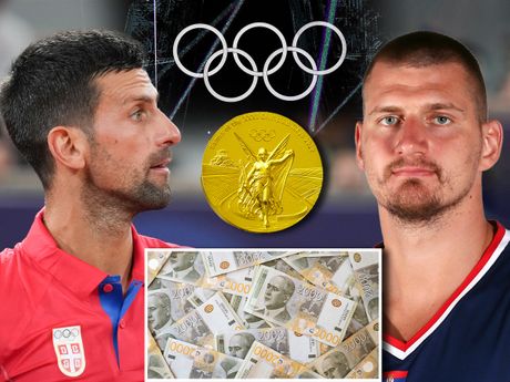 Novak Đoković, Nikola Jokić, Pariz, OI, Olimpijske igre, Evri novac, zlato medalja