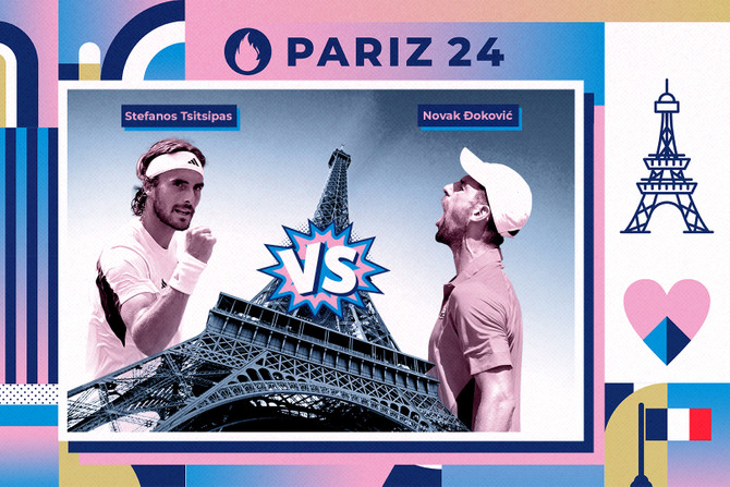 Olimpijske igre Pariz 2024, Novak Djokovic, Stefanos Tsitsipas