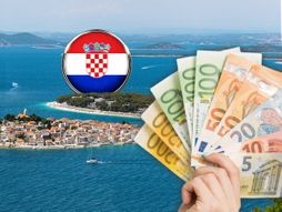 Hrvatska, evri, zastava