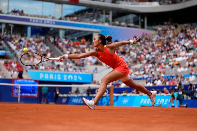 Dona Vekić, Ćinven Ženg, Olimpijske igre, Pariz 2024