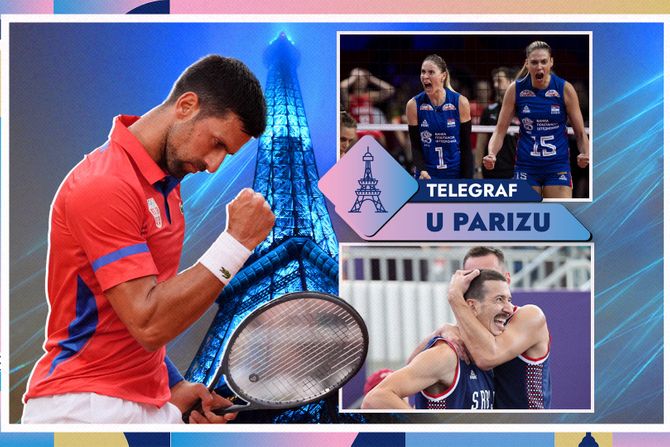 Novak Đoković, basketaši, odbojkašice Pariz OI Olimpijske igre 2024