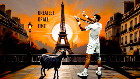 Novak Djokovic, Pariz, GOAT, Ajfelov toranj, Olimpijske igre, violina