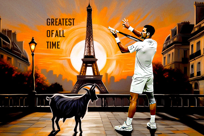 Novak Djokovic, Pariz, GOAT, Ajfelov toranj, Olimpijske igre, violina