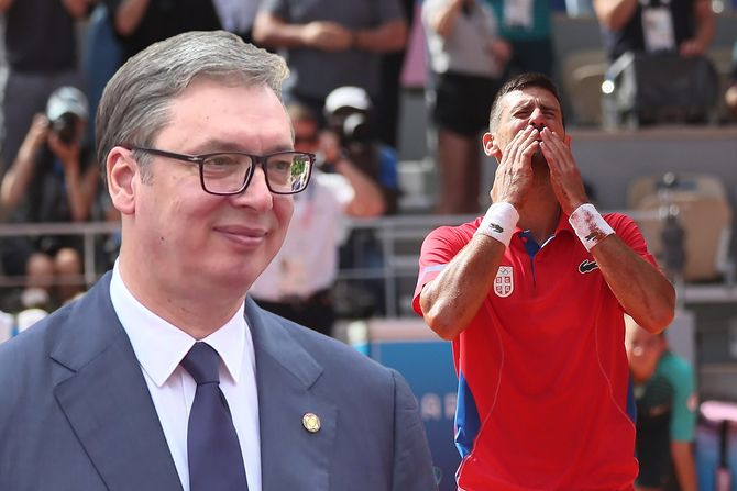 Aleksandar Vučić, Novak Đoković