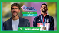 Exclusive! Vlahovic tells Telegraf about Novak's gold, tears: "He's officially GOAT, honor to witness history"