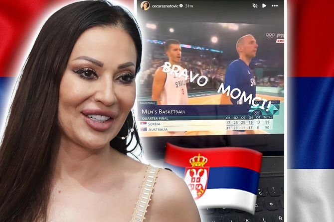 Svetlana Ceca Ražnatović OI Olimpijada košarka Bravo momci 2