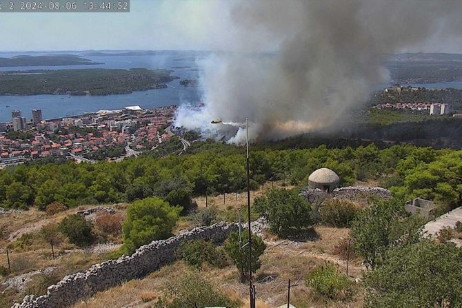 Šibenik požar Hrvatska