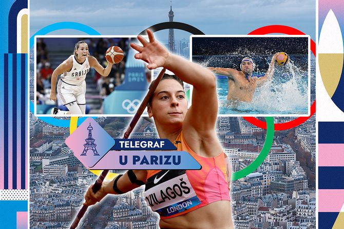 Telegraf u Parizu OI Olimpijske igre Adriana Vilagoš Košarkašice Vaterpolisti