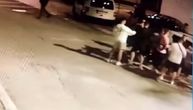 HORRIFIC video of mass brawl in Sjenica: People hitting, kicking, jumping on young man lying motionless