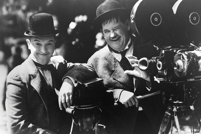 Stan Laurel and Oliver Hardy