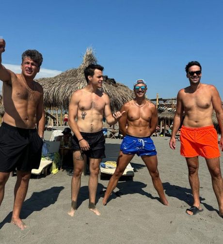 Pavle Mesur, Andrija Kuzmanović, Miodrag Radonjić i Miloš Petrović Trojpec