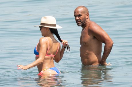 Eva Longoria Longorija plaža odmor Španija