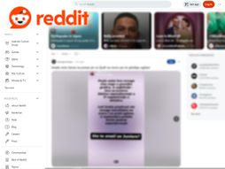 Reddit home page