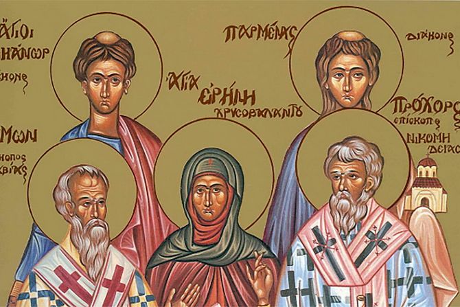 Sveti apostoli Prohor, Nikanor, Timon i Parmen Sveti apostoli Prohor, Nikanor, Timon i Parmen