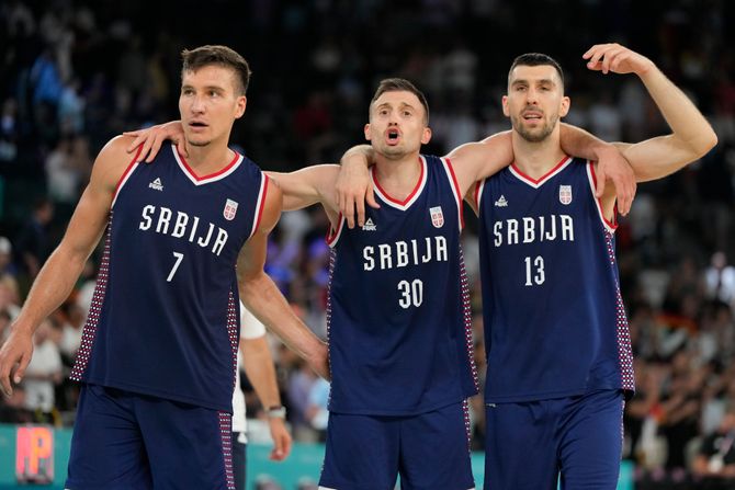 Košarkaška reprezentacija Srbije OI Pariz Srbija VS Nemačka