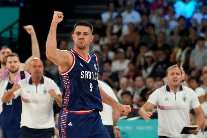 Košarkaška reprezentacija Srbije OI Pariz Srbija VS Nemačka Košarkaška reprezentacija Srbije OI Pariz Srbija VS Nemačka