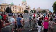 Demonstranti koji su blokirali prugu povukli se sa stanica Prokop i Novi Beograd