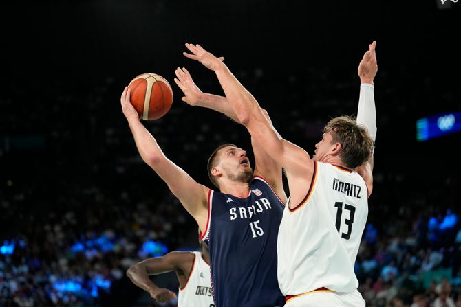 Košarkaška reprezentacija Srbije OI Pariz Srbija VS Nemačka Košarkaška reprezentacija Srbije OI Pariz Srbija VS Nemačka