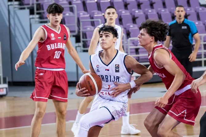 Vuk Danilović, Eurobasket U16, mladi košarkaši Srbije