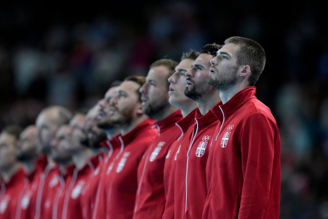 Vaterpolo reprezentacija Srbije, finale Srbija- Hrvatska , Pariz OI, Olimpijske igre 2024