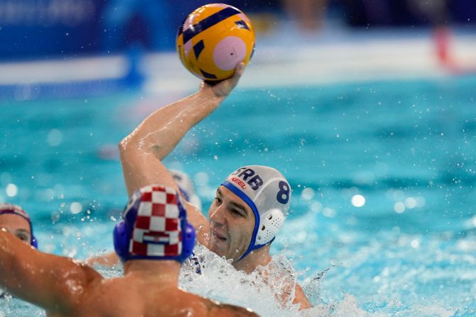 Vaterpolo reprezentacija Srbije  , finale Srbija- Hrvatska , Pariz OI, Olimpijske igre 2024