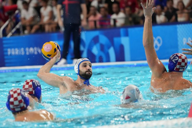 Vaterpolo reprezentacija , finale Srbija- Hrvatska , Pariz OI, Olimpijske igre 2024