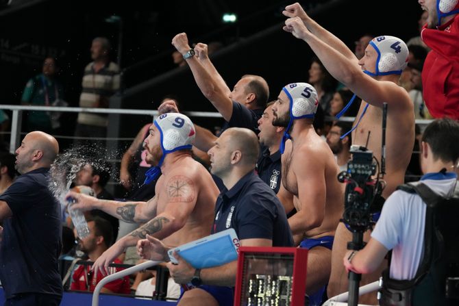 Vaterpolo reprezentacija Srbije  , finale Srbija- Hrvatska , Pariz OI, Olimpijske igre 2024