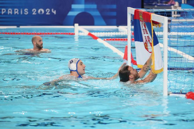 Vaterpolo reprezentacija Srbije , finale Srbija- Hrvatska , Pariz OI, Olimpijske igre 2024