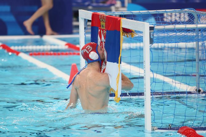 Vaterpolo reprezentacija Srbije , finale Srbija- Hrvatska , Pariz OI, Olimpijske igre 2024