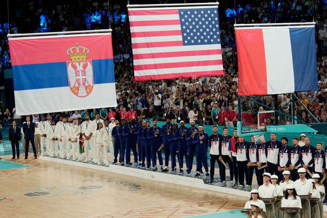 Košarka, Pariz OI , Olimpijske igre dodela medalja, košarkaši Srbije, košarkaška reprezentacija Srbije