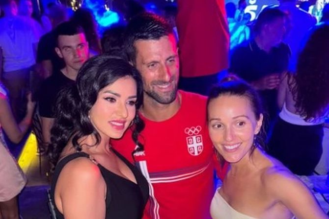 Tanja Savić, Novak Đoković, Jelena Đoković, Nikola Jokić Tanja Savić, Novak Đoković, Jelena Đoković, Nikola Jokić