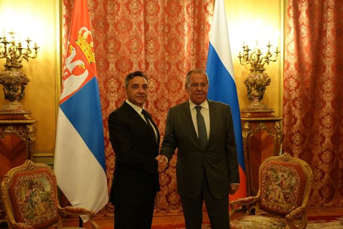 Aleksandar Vulin, Sergej Lavrov